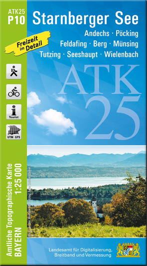 ATK25-P10 Starnberger See (Amtliche Topographische Karte 1:25000)