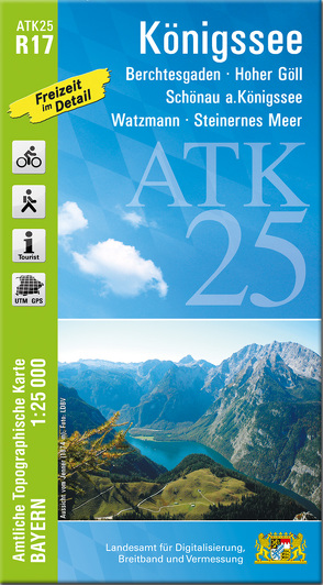 ATK25-R17 Königssee (Amtliche Topographische Karte 1:25000)