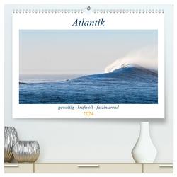 Atlantik – gewaltig, kraftvoll, faszinierend (hochwertiger Premium Wandkalender 2024 DIN A2 quer), Kunstdruck in Hochglanz von Müller,  Maren