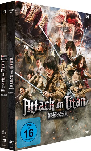 Attack on Titan – Film 1&2 – Bundle (2 DVDs) von Higuchi,  Shinji