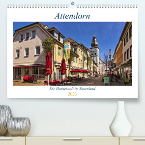 Attendorn, die Hansestadt im Sauerland (Premium, hochwertiger DIN A2 Wandkalender 2023, Kunstdruck in Hochglanz) von Thiemann / DT-Fotografie,  Detlef