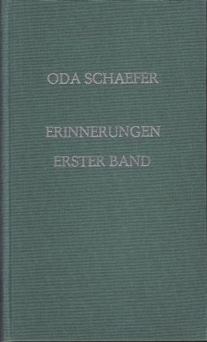 Auch wenn du träumst, gehen die Uhren von Schaefer,  Oda
