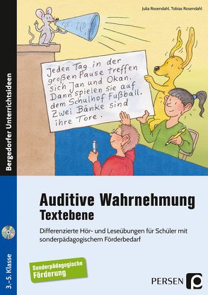 Auditive Wahrnehmung – Textebene von Rosendahl,  Julia, Rosendahl,  Tobias