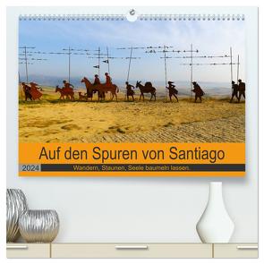 Auf den Spuren von Santiago – Wandern, Staunen, Seele baumeln lassen. (hochwertiger Premium Wandkalender 2024 DIN A2 quer), Kunstdruck in Hochglanz von Biskupek,  Sylvia