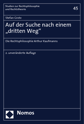 Auf der Suche nach einem “dritten Weg“ von Grote,  Stefan