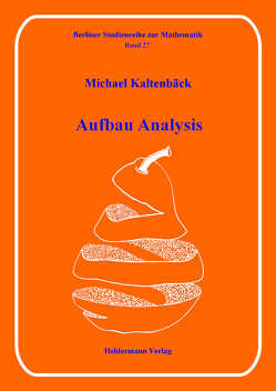 Aufbau Analysis von Kaltenbäck,  Michael