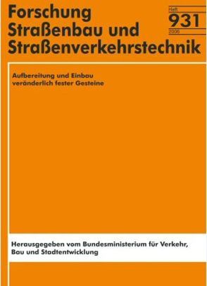 Aufbereitung und Einbau veränderlich fester Gesteine von Baumgärtel,  T, Heyer,  D, Stiegeler,  R