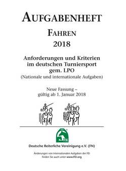 Aufgabenheft – Fahren 2018