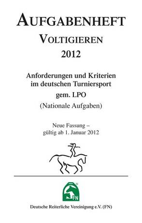 Aufgabenheft – Voltigieren 2012 (Nationale Aufgaben)