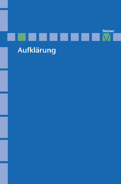 Aufklärung, Band 1/1: Eklektik, Selbstdenken, Mündigkeit von Hinske,  Norbert