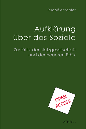 Aufklärung über das Soziale von Altrichter,  Rudolf