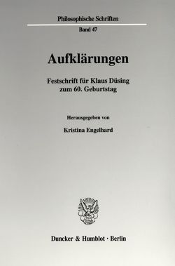 Aufklärungen. von Engelhard,  Kristina