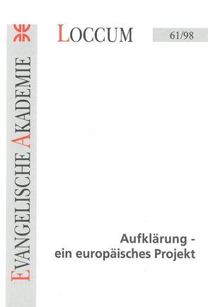 Aufklärung – ein europäisches Projekt von Burmeister,  Hans P