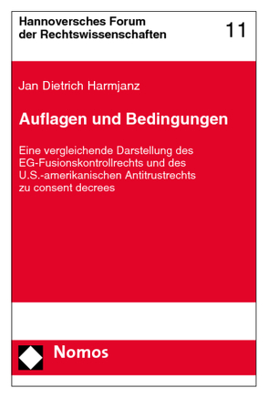 Auflagen und Bedingungen von Harmjanz,  Jan Dietrich