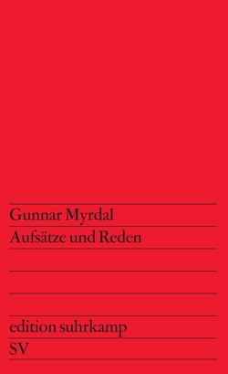 Aufsätze und Reden von Lang,  Michael, Myrdal,  Gunnar