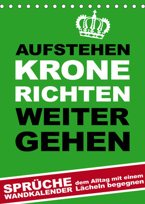 Aufstehen, Krone richten, weitergehen (Tischkalender 2023 DIN A5 hoch) von dmr, steckandose