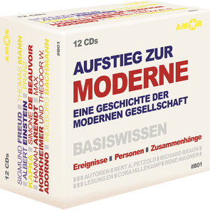 Aufstieg zur Moderne (12 CDs) – Basiswissen. Ereignisse, Personen, Zusammenhänge. von Braun,  Richard, Hillekamp,  Cora, Petzold,  Bert Alexander, Wagner,  René