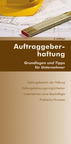 Auftraggeberhaftung von Kainz,  Carmen