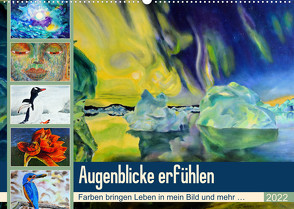 Augenblicke erfühlen (Wandkalender 2022 DIN A2 quer) von Kröll,  Ulrike
