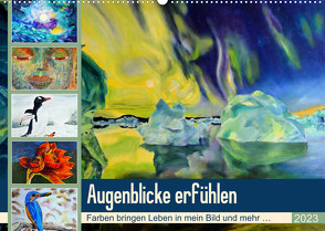Augenblicke erfühlen (Wandkalender 2023 DIN A2 quer) von Kröll,  Ulrike