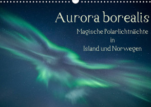 Aurora borealis – Magische Polarlichtnächte in Island und Norwegen (Wandkalender 2022 DIN A3 quer) von Grühn-Stauber,  Kirstin