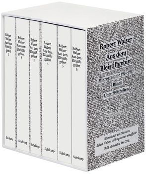 Aus dem Bleistiftgebiet. Mikrogramme aus den Jahren 1924–1933 von Echte,  Bernhard, Morlang,  Werner, Walser,  Robert