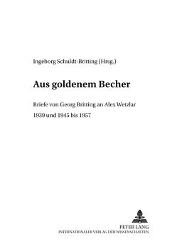 «Aus goldenem Becher» von Schuldt-Britting,  Ingeborg