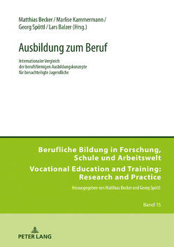 Ausbildung zum Beruf von Balzer,  Lars, Becker,  Matthias, Kammermann,  Marlise, Spöttl,  Georg