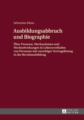 Ausbildungsabbruch und Biographie von Klaus,  Sebastian