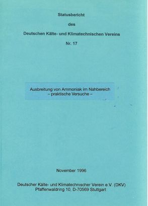 Ausbreitung von Ammoniak im Nahbereich – praktische Versuche von Busler,  Thomas