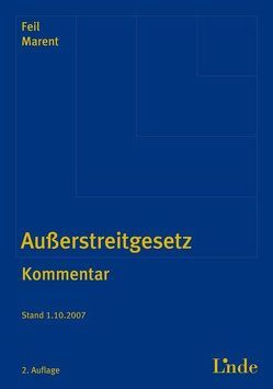 Außerstreitgesetz von Feil,  Erich, Marent,  Karl-Heinz