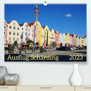 Ausflug Schärding (Premium, hochwertiger DIN A2 Wandkalender 2023, Kunstdruck in Hochglanz) von Schmidt,  Sergej