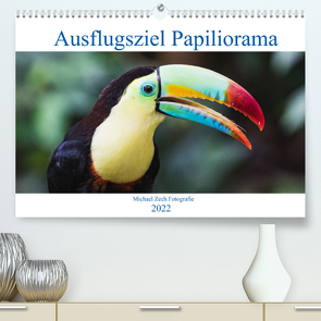 Ausflugsziel Papiliorama (Premium, hochwertiger DIN A2 Wandkalender 2022, Kunstdruck in Hochglanz) von Zech Fotografie,  Michael