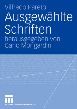 Ausgewählte Schriften von Mongardini,  Carlo, Pareto,  Vilfredo