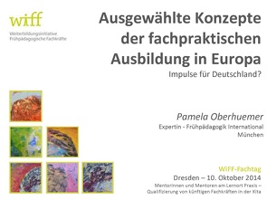 Ausgewählte Konzepte der fachpraktischen Ausbildung in Europa. von Deutsches Jugendinstitut e.V., Oberhuemer,  Pamela