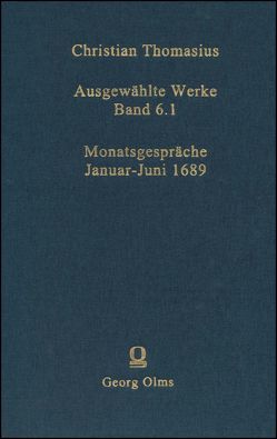 Ausgewählte Werke von Thomasius,  Christian