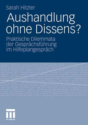 Aushandlung ohne Dissens? von Hitzler,  Sarah