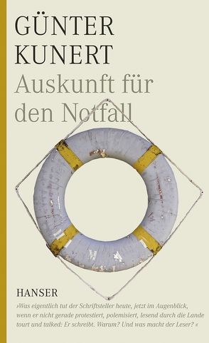 Auskunft für den Notfall von Kunert,  Guenter, Witt,  Hubert