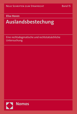 Auslandsbestechung von Hoven,  Elisa