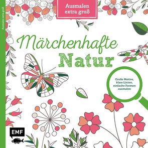 Ausmalen extra groß – Märchenhafte Natur