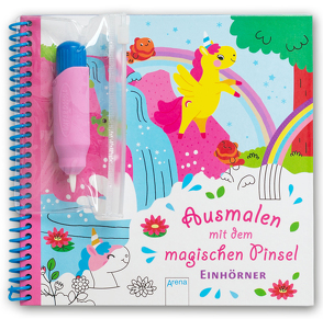 Ausmalen mit dem magischen Pinsel. Einhörner von Boehm,  Stefanie, Derodit,  Clémentine