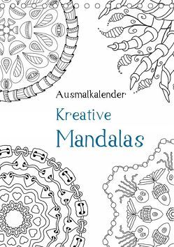 Ausmalkalender – Kreative Mandalas (Tischkalender 2019 DIN A5 hoch) von Langenkamp,  Heike