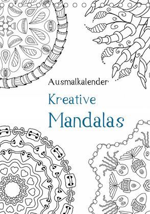 Ausmalkalender – Kreative Mandalas (Tischkalender 2019 DIN A5 hoch) von Langenkamp,  Heike