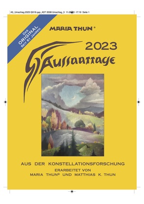 Aussaattage 2023 Maria Thun von Thun,  Matthias K