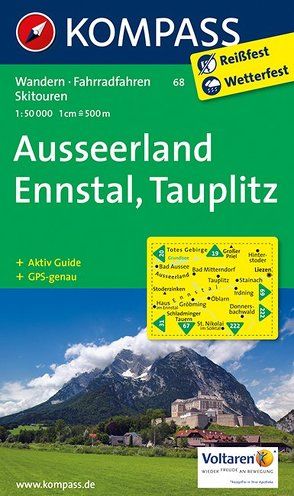 KOMPASS Wanderkarte Ausseerland – Ennstal – Tauplitz von KOMPASS-Karten GmbH