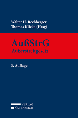 Außerstreitgesetz von Klicka,  Thomas, Rechberger,  Walter