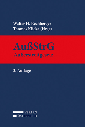 Außerstreitgesetz von Klicka,  Thomas, Rechberger,  Walter