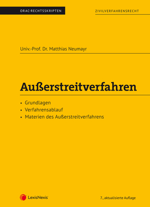 Außerstreitverfahren (Skriptum) von Neumayr,  Matthias