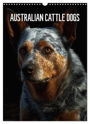 Australian Cattle Dogs (Wandkalender 2024 DIN A3 hoch), CALVENDO Monatskalender von Alberts,  Tim