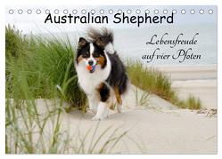 Australian Shepherd – Lebensfreude auf vier Pfoten (Tischkalender 2024 DIN A5 quer), CALVENDO Monatskalender von Nozulak,  Miriam